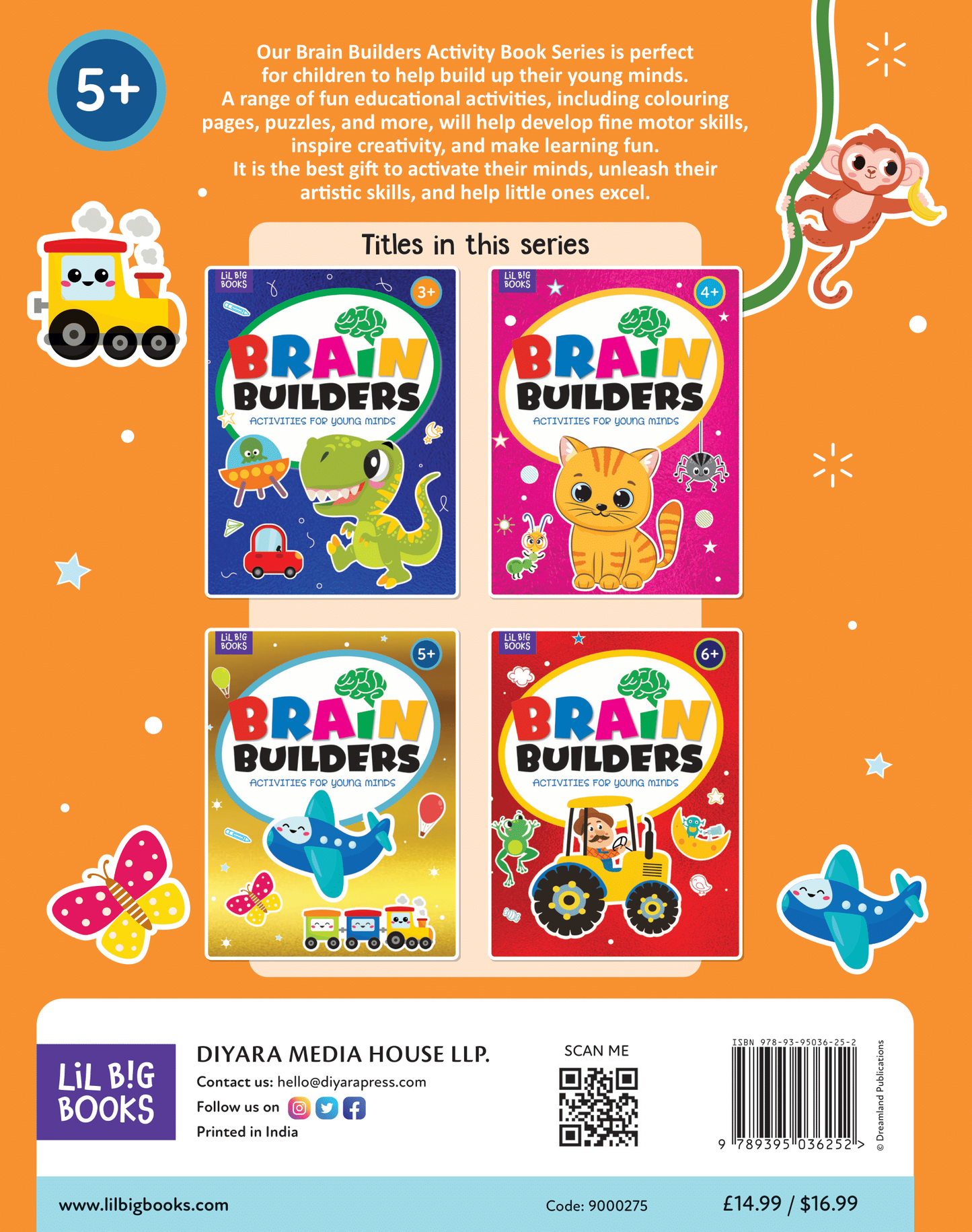 Brain Builders Activities For Young Minds 5+