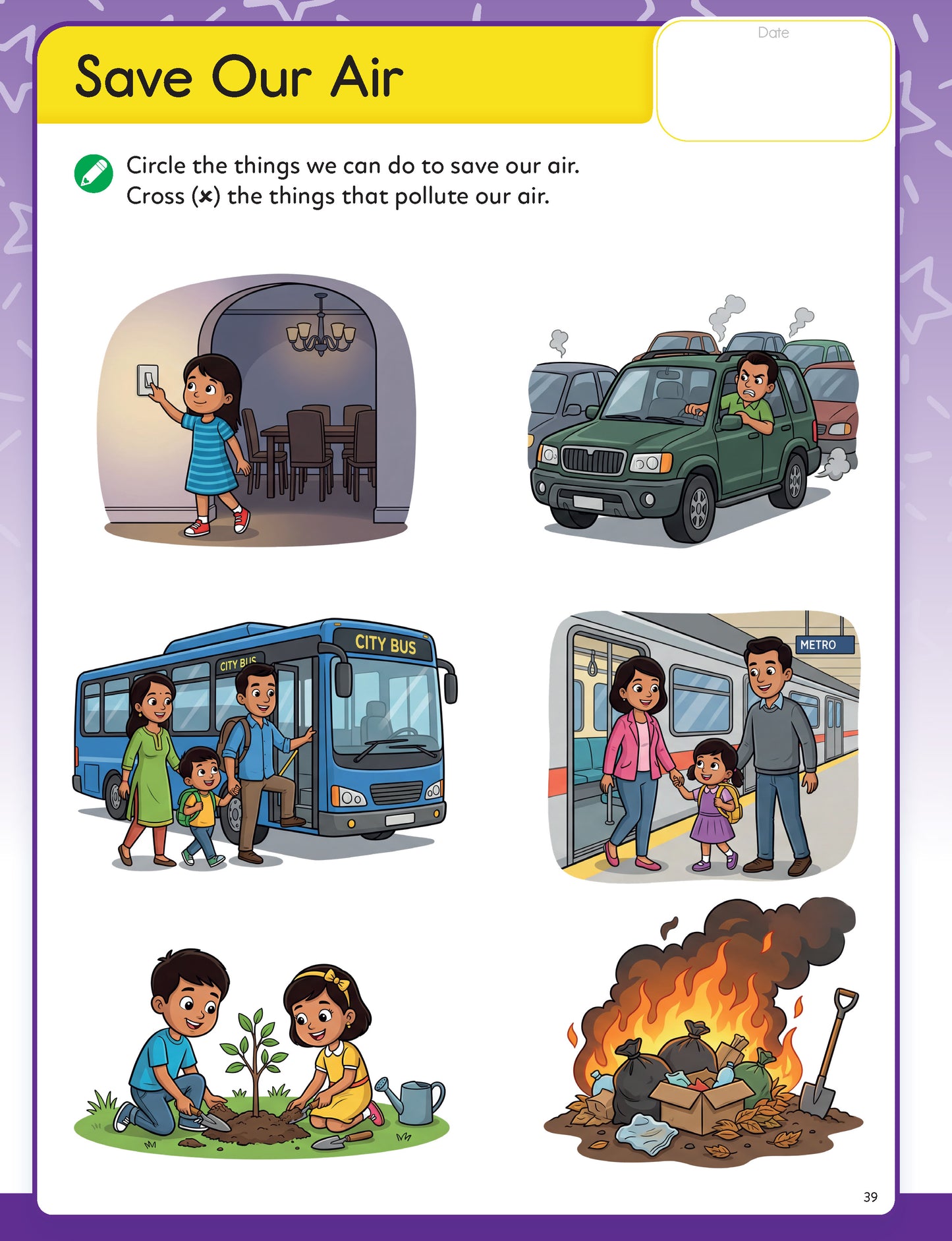 Learn in Leaps General Awareness Workbook UKG 5+