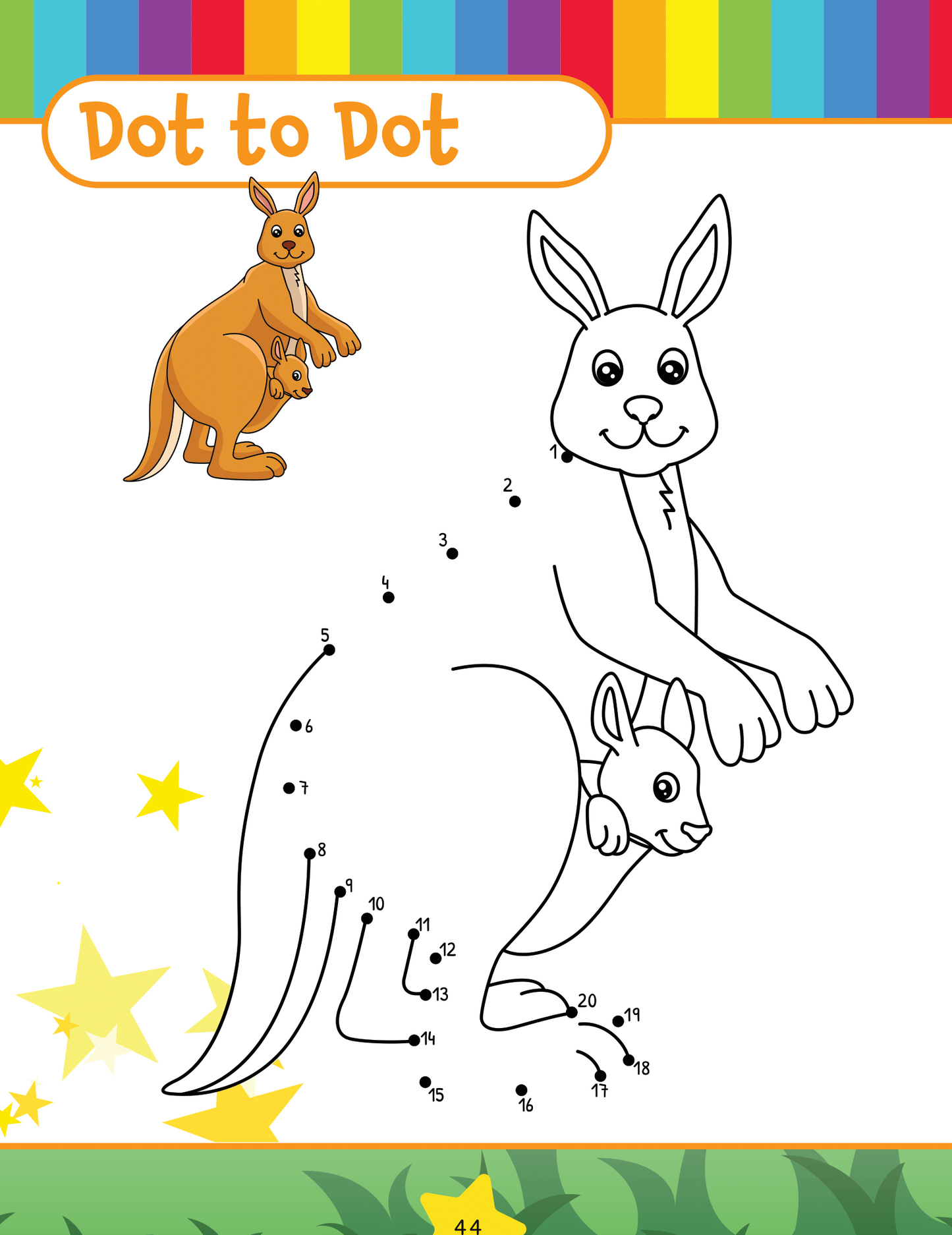 Learn in Leaps Colouring Book 2 for Age 4+