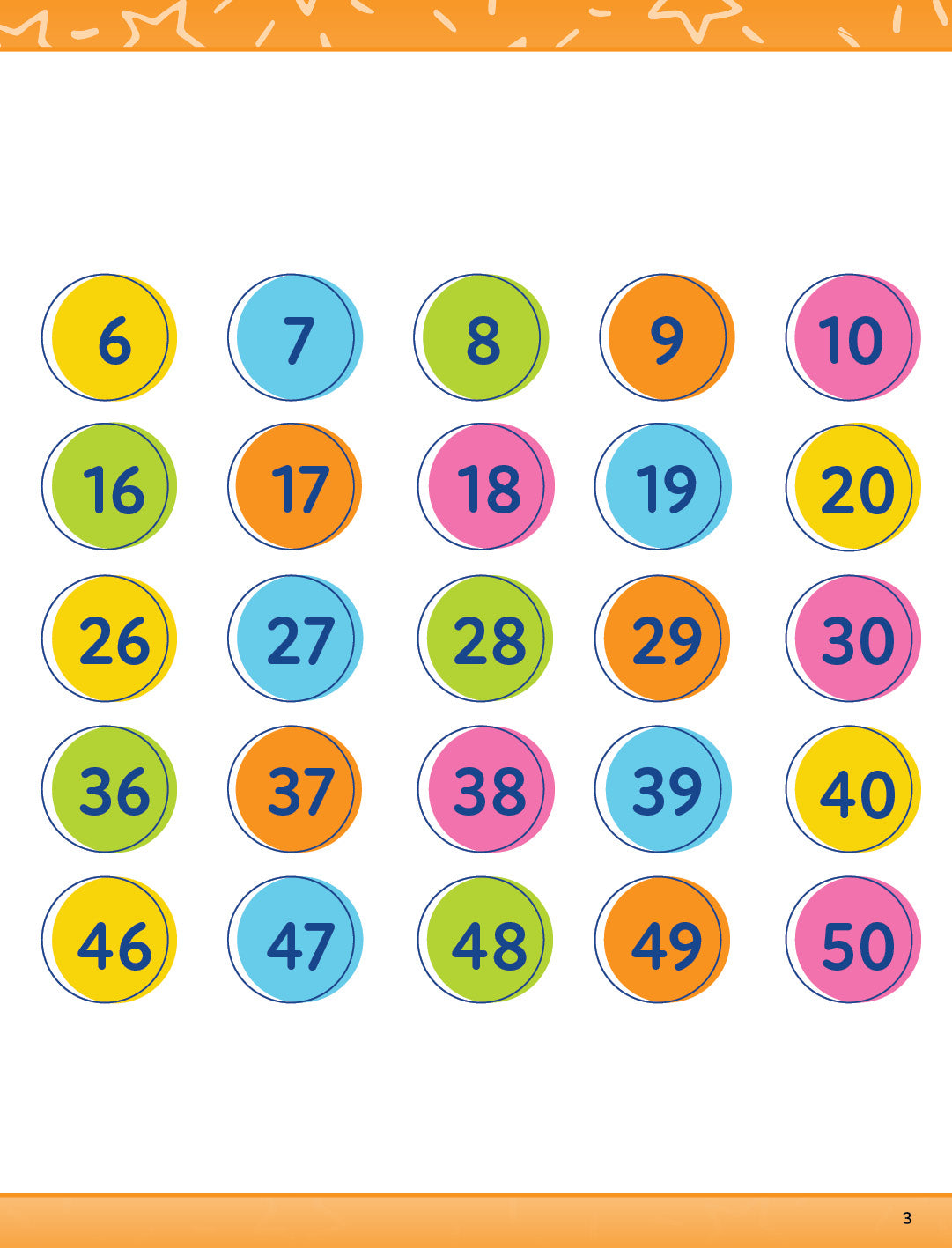 Learn In Leaps Maths Practice Book Numbers 1-50