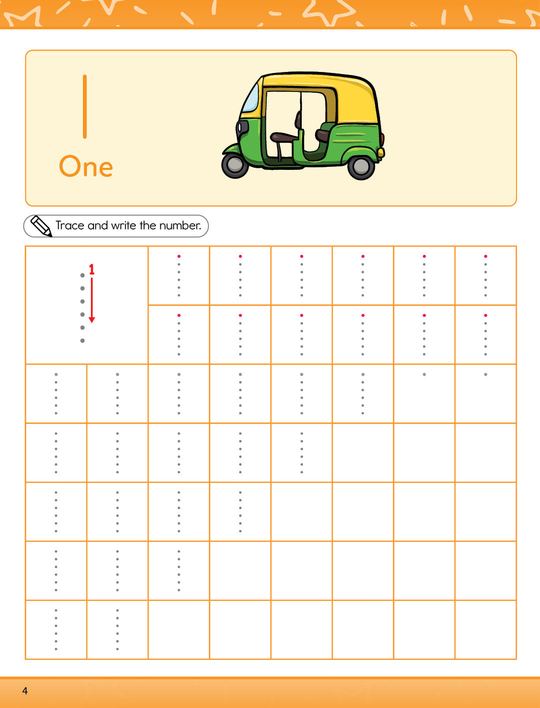 Learn In Leaps Maths Practice Book Numbers 1-50