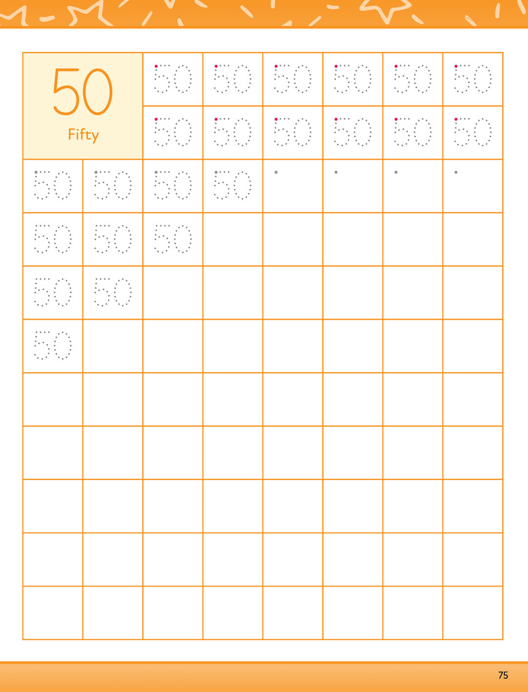 Learn In Leaps Maths Practice Book Numbers 1-50
