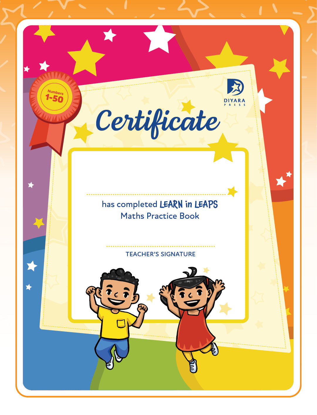 Learn In Leaps Maths Practice Book Numbers 1-50