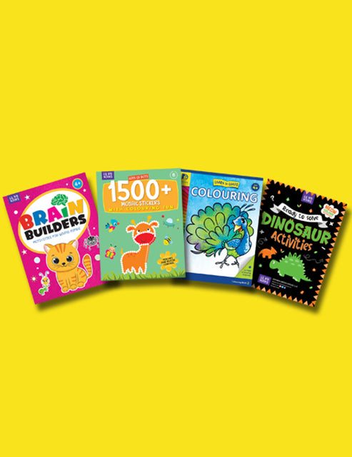 Activity Books Bundle for Age 4+