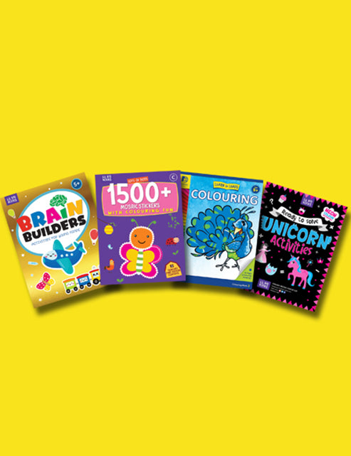 Activity Books Bundle for Age 5+