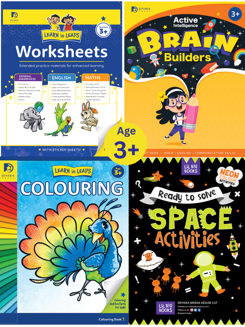 Activity Books Bundle for Age 3+