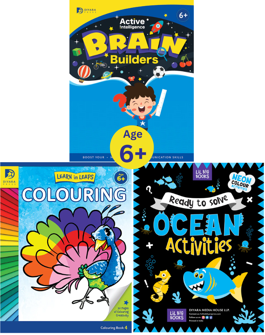 Activity Books Bundle for Age 6+