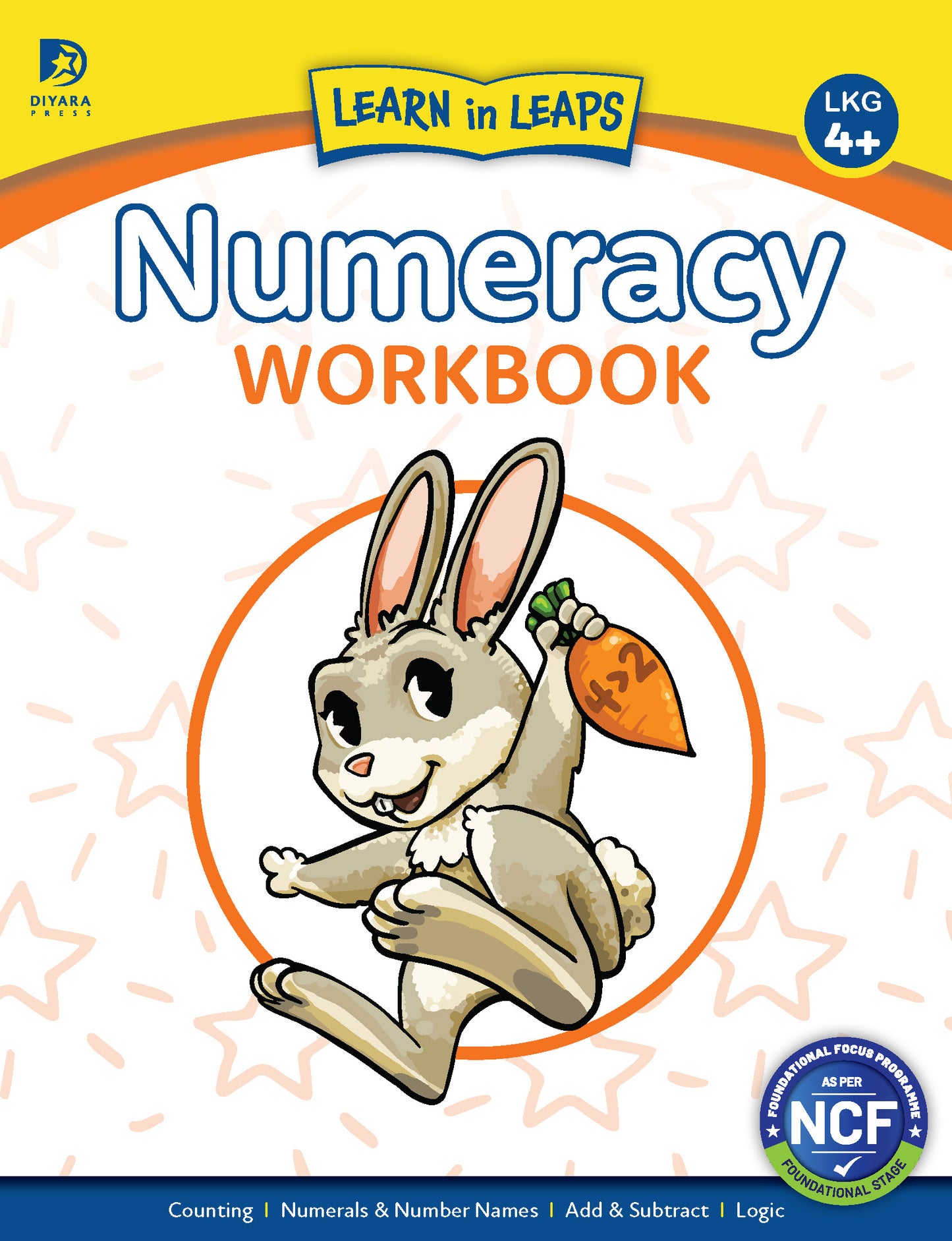 Learn in Leaps Numeracy Workbook LKG 4+