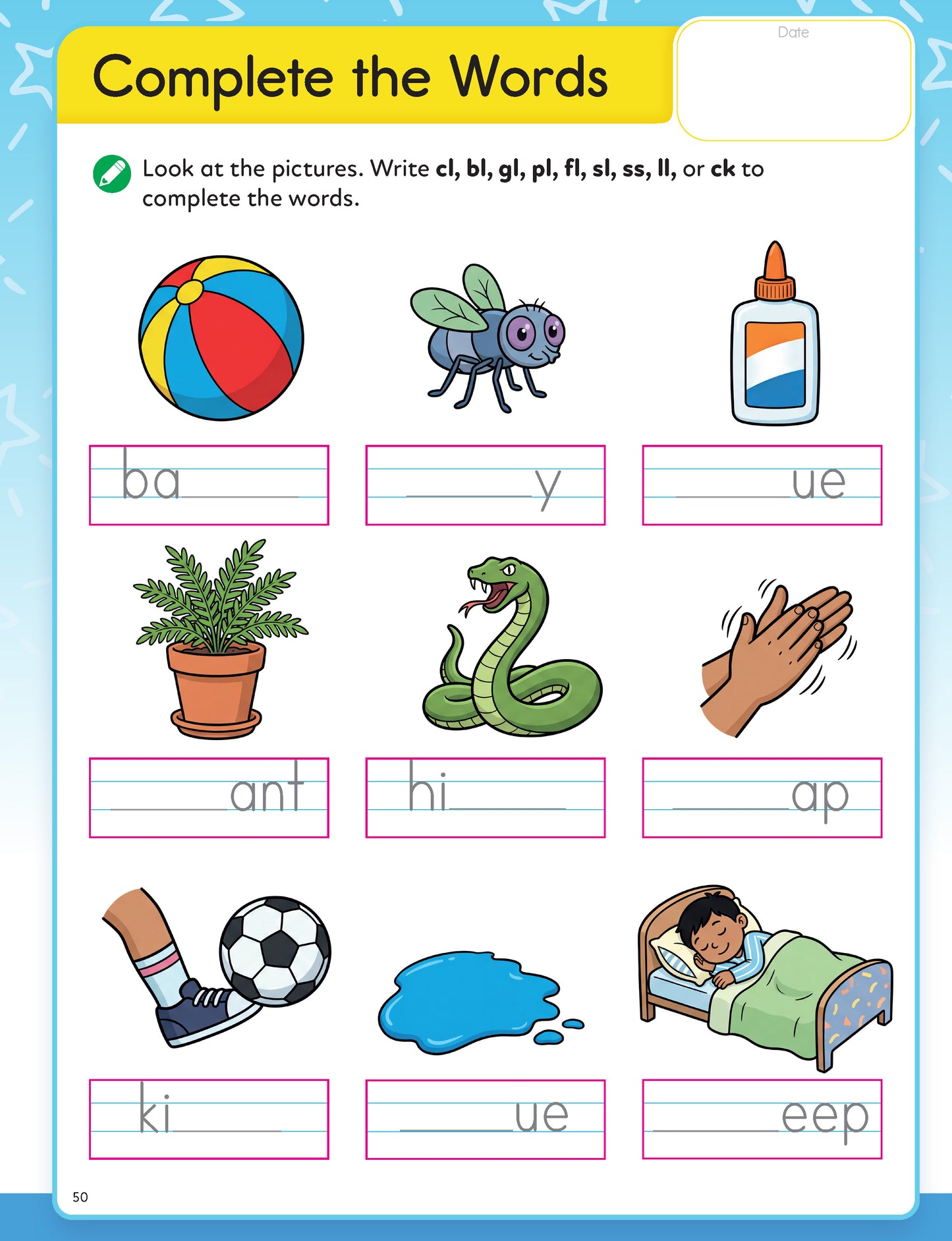 Learn in Leaps Literacy Workbook UKG 5+