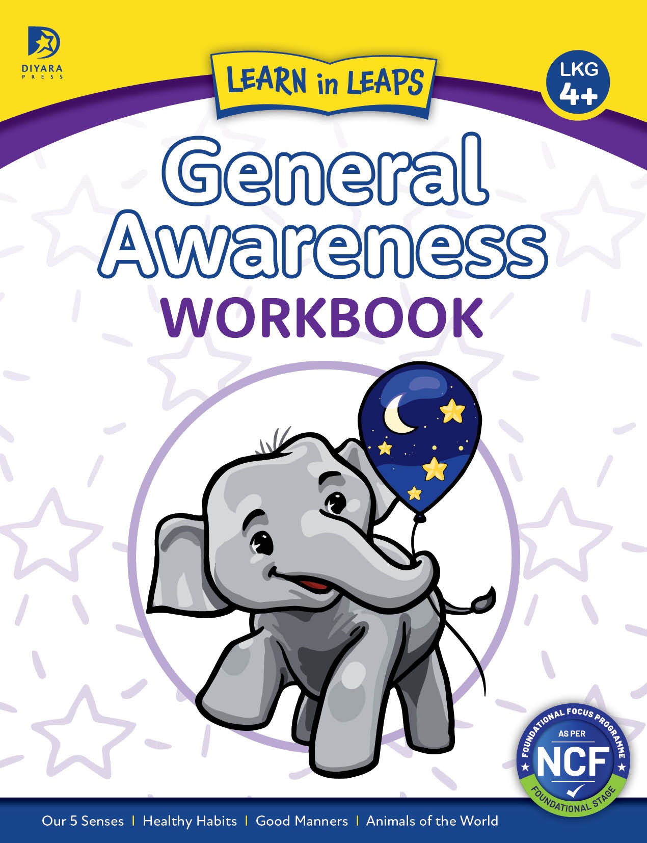 Learn in Leaps General Awareness Workbook LKG 4+