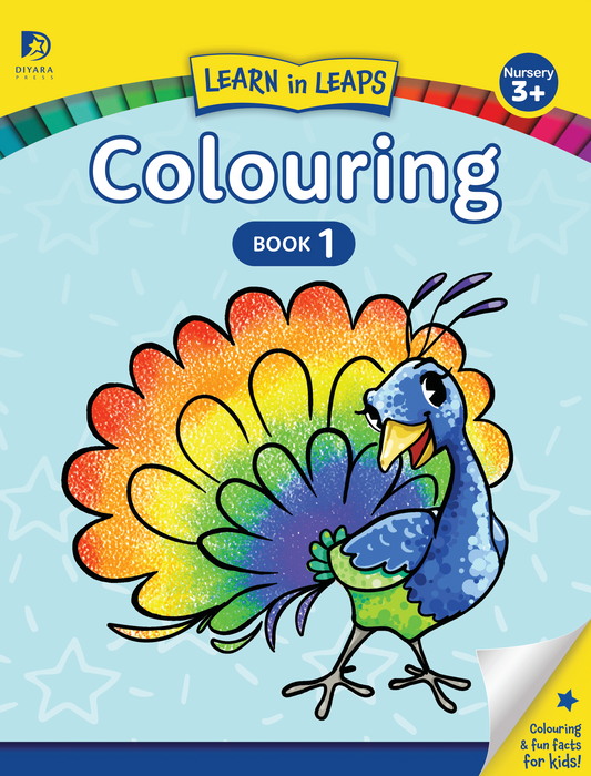 Learn in Leaps Colouring Book 1 for Age 3+