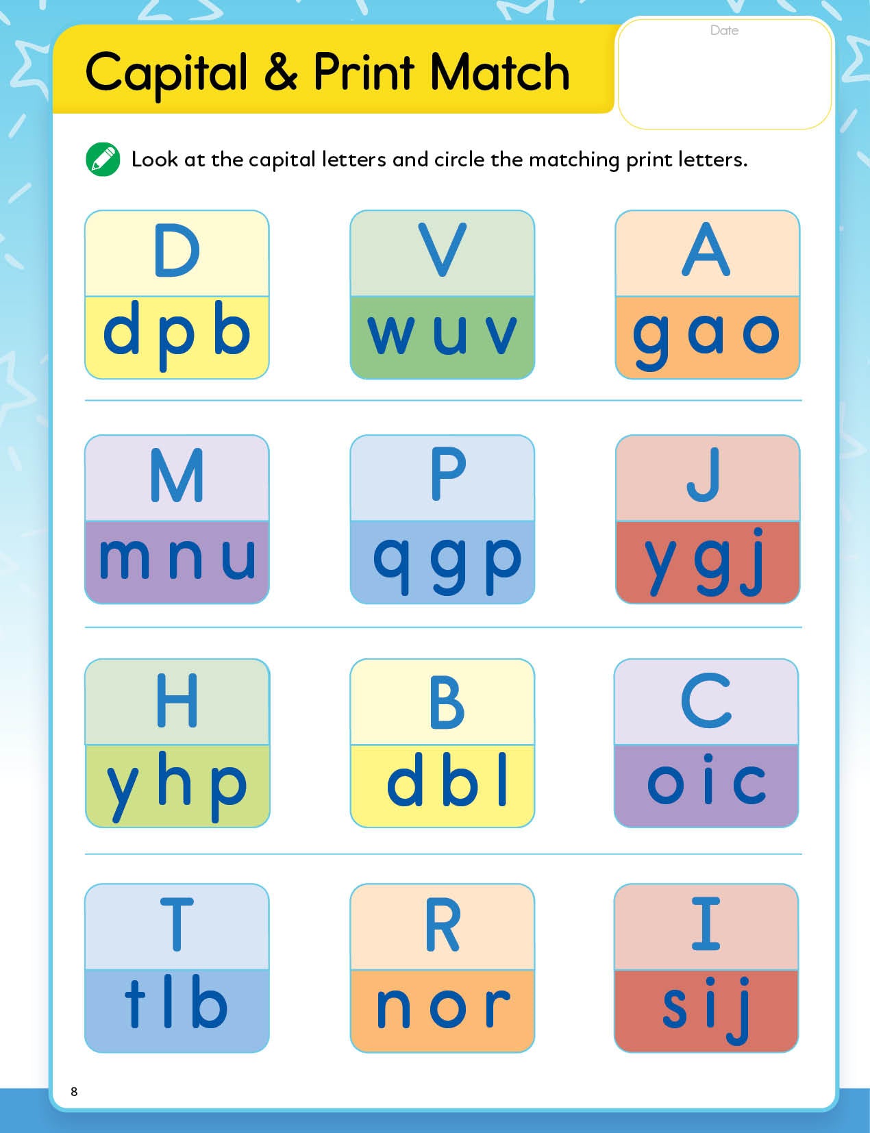 Learn in Leaps Literacy Workbook LKG 4+