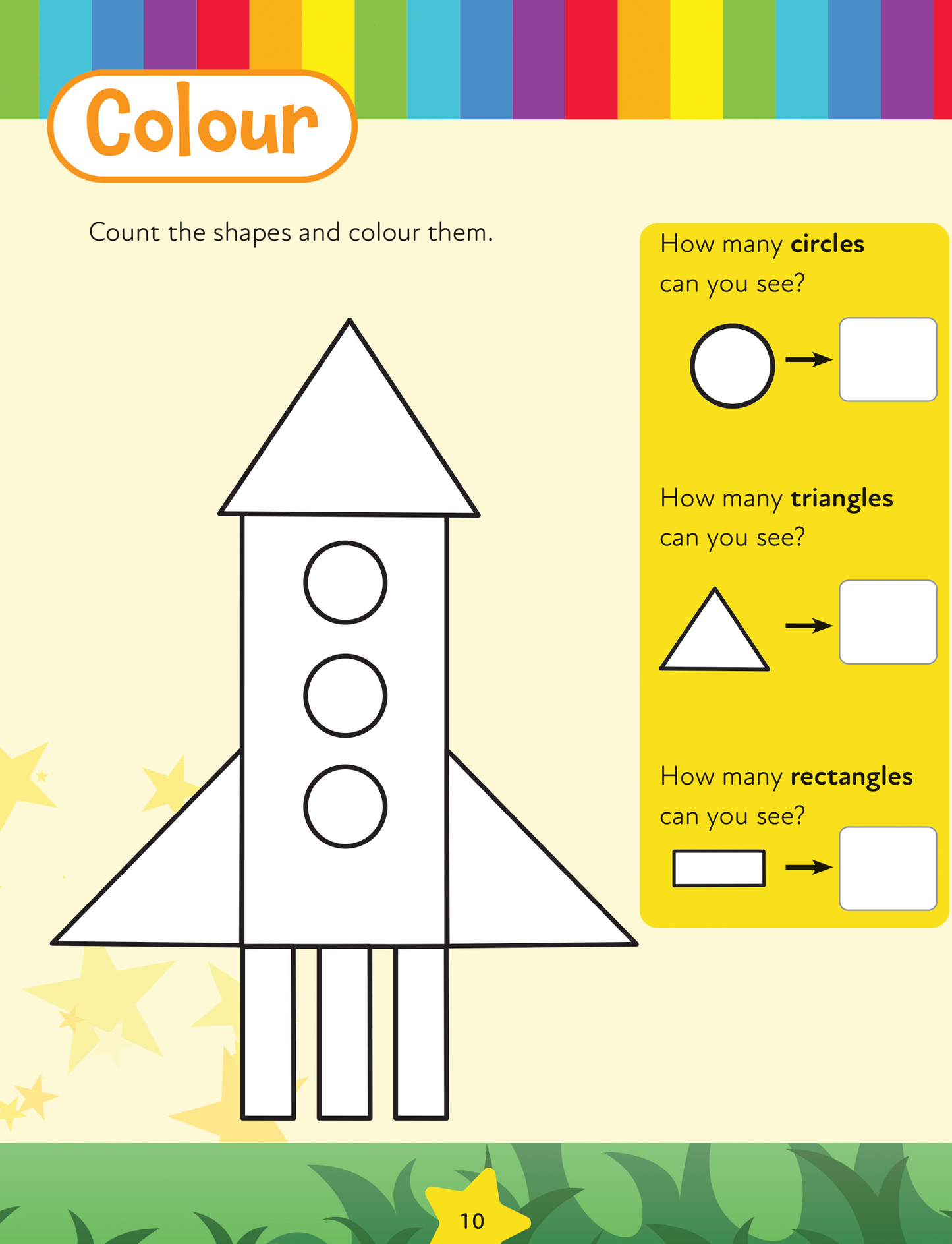 Learn in Leaps Colouring Book 2 for Age 4+