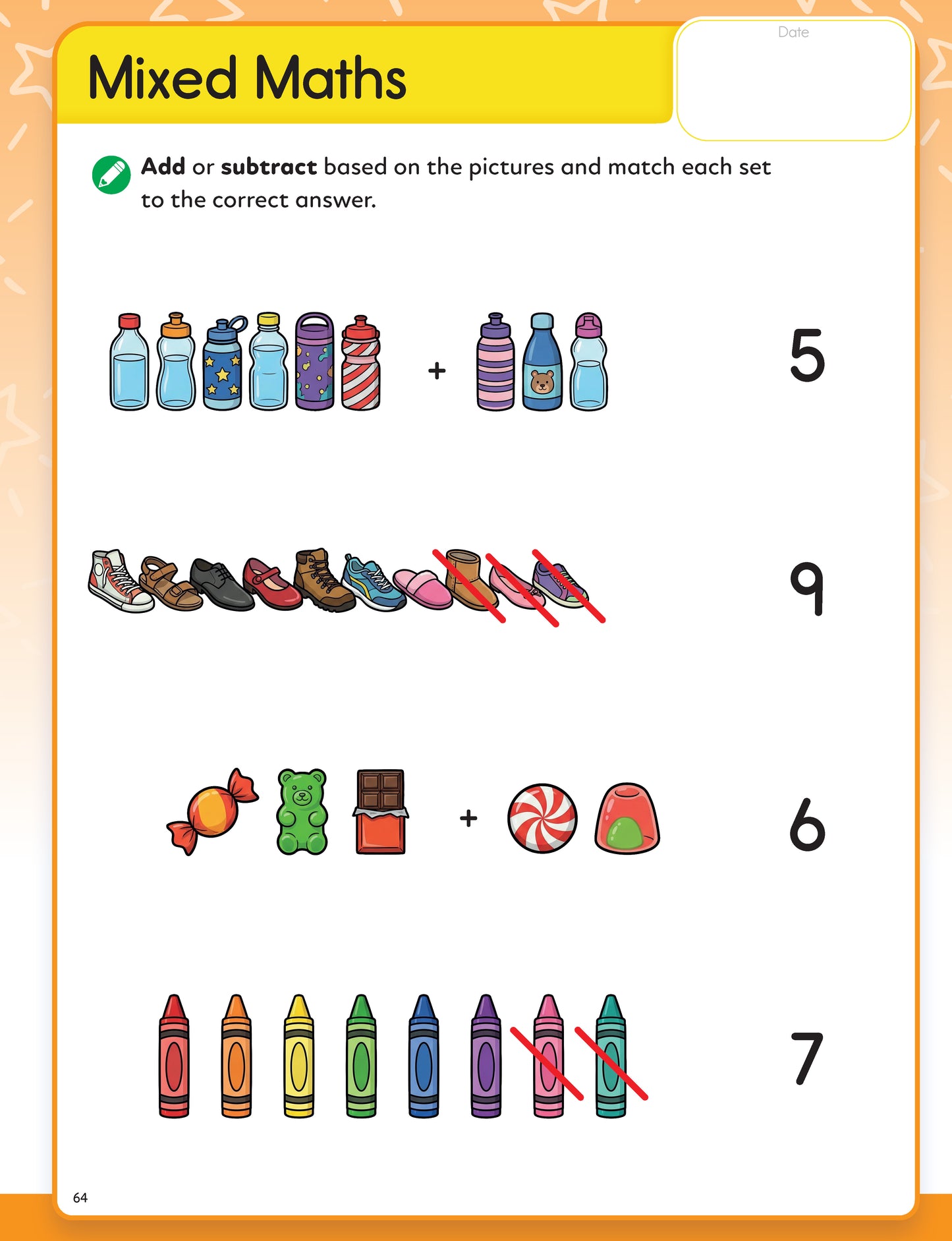 Learn in Leaps Numeracy Workbook LKG 4+