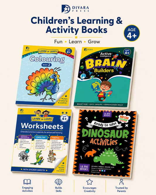 Activity Books Bundle for Age 4+