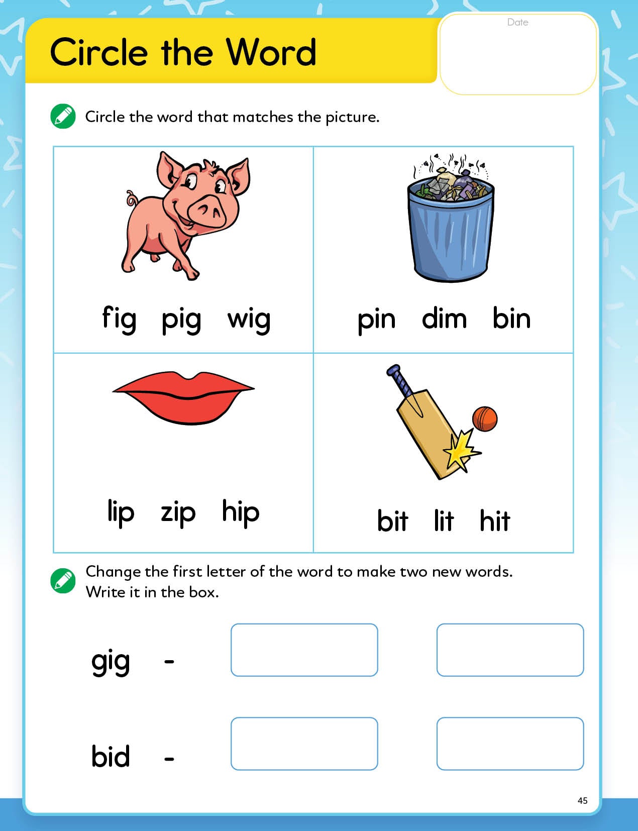 Learn in Leaps Literacy Workbook LKG 4+