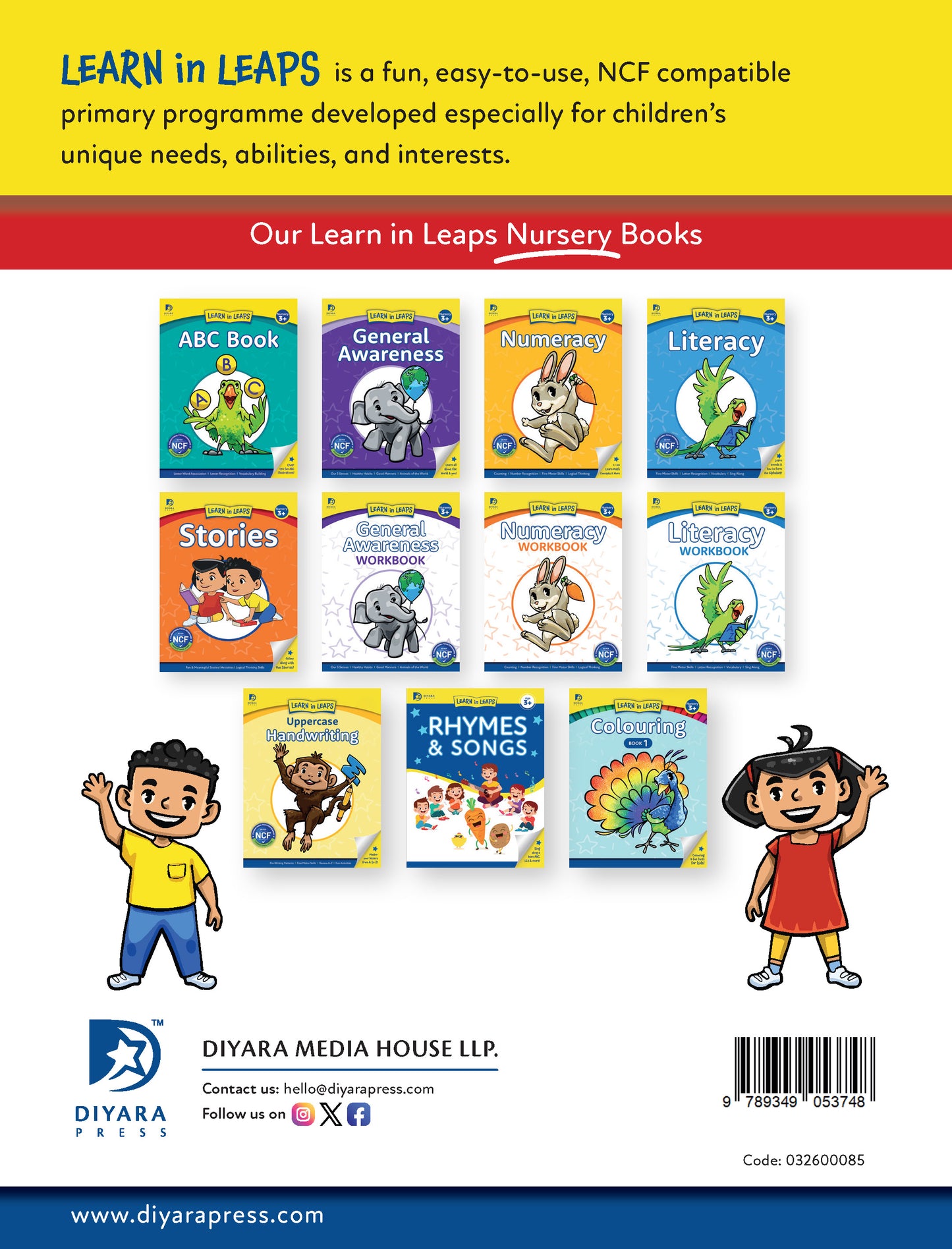 Learn in Leaps Stories : Nursery 3+