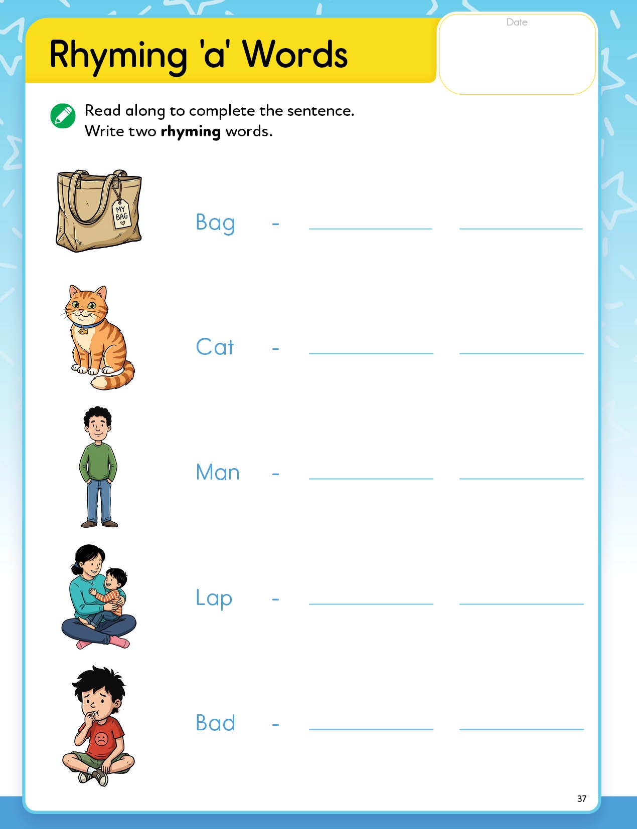 Learn in Leaps Literacy Workbook LKG 4+