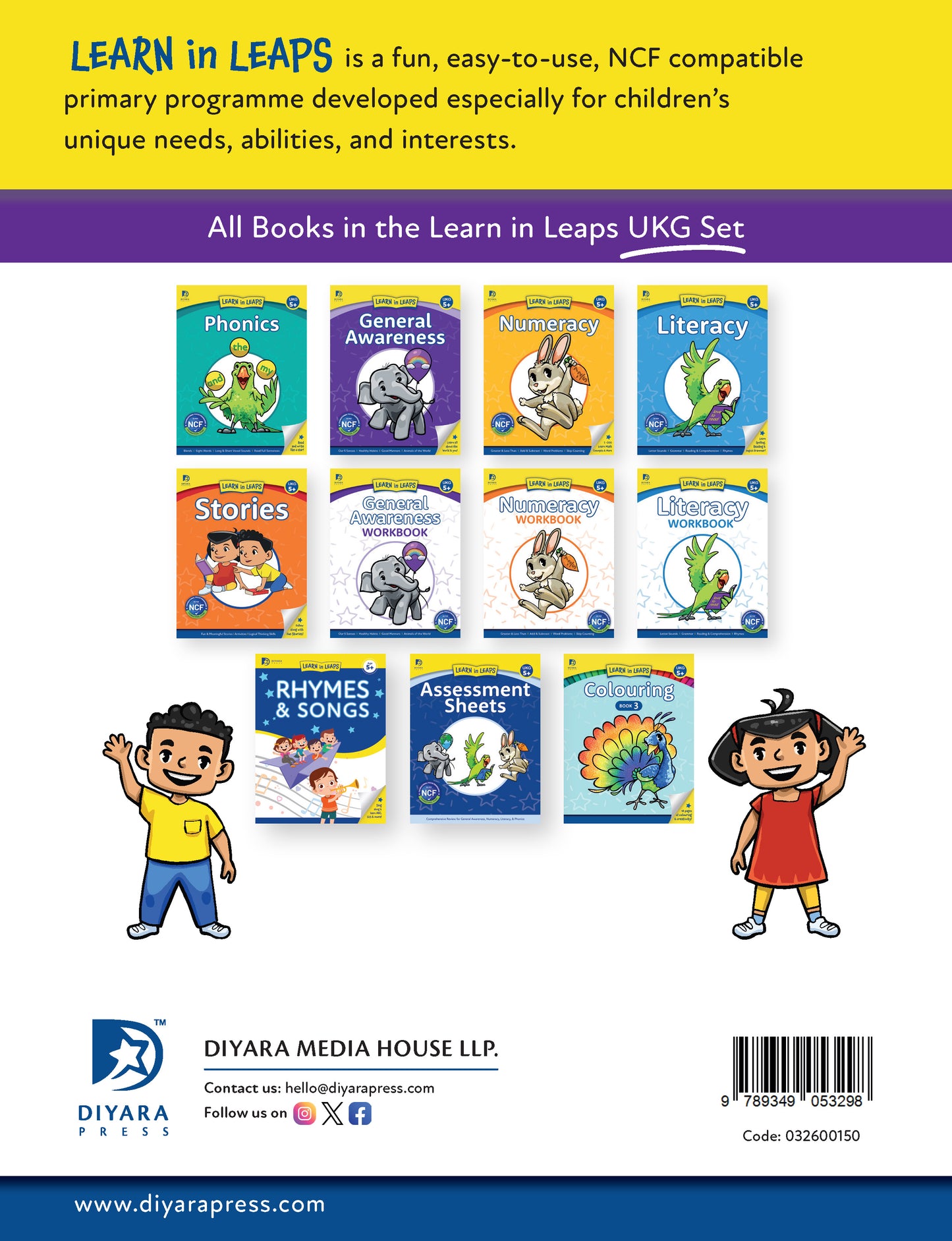Learn in Leaps General Awareness Workbook UKG 5+