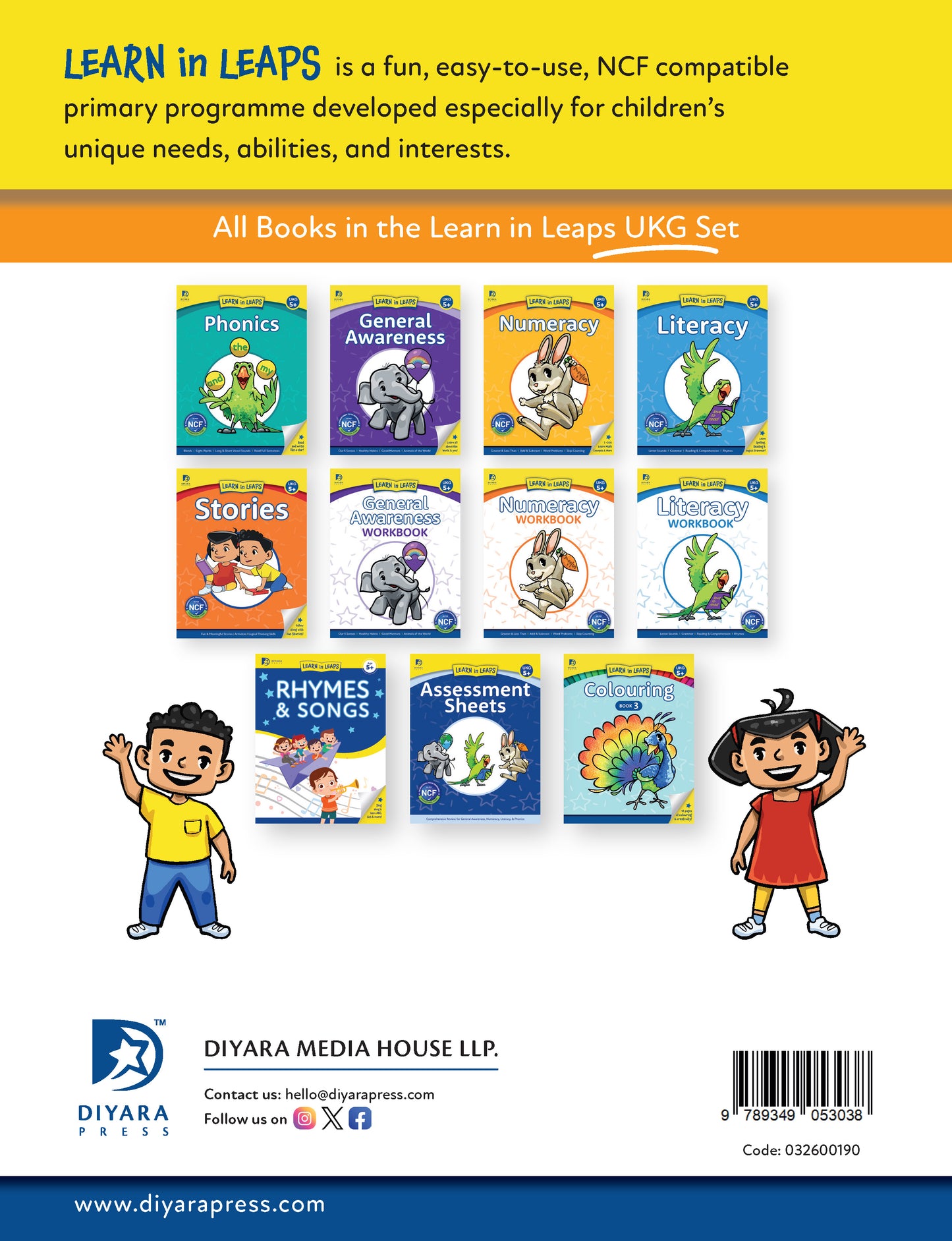 Learn in Leaps Numeracy Workbook UKG 5+