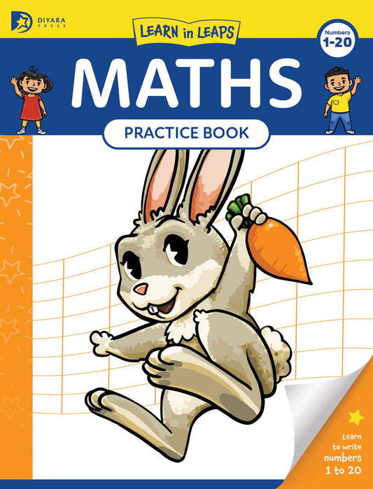 Learn In Leaps Maths Practice Book Numbers 1-20