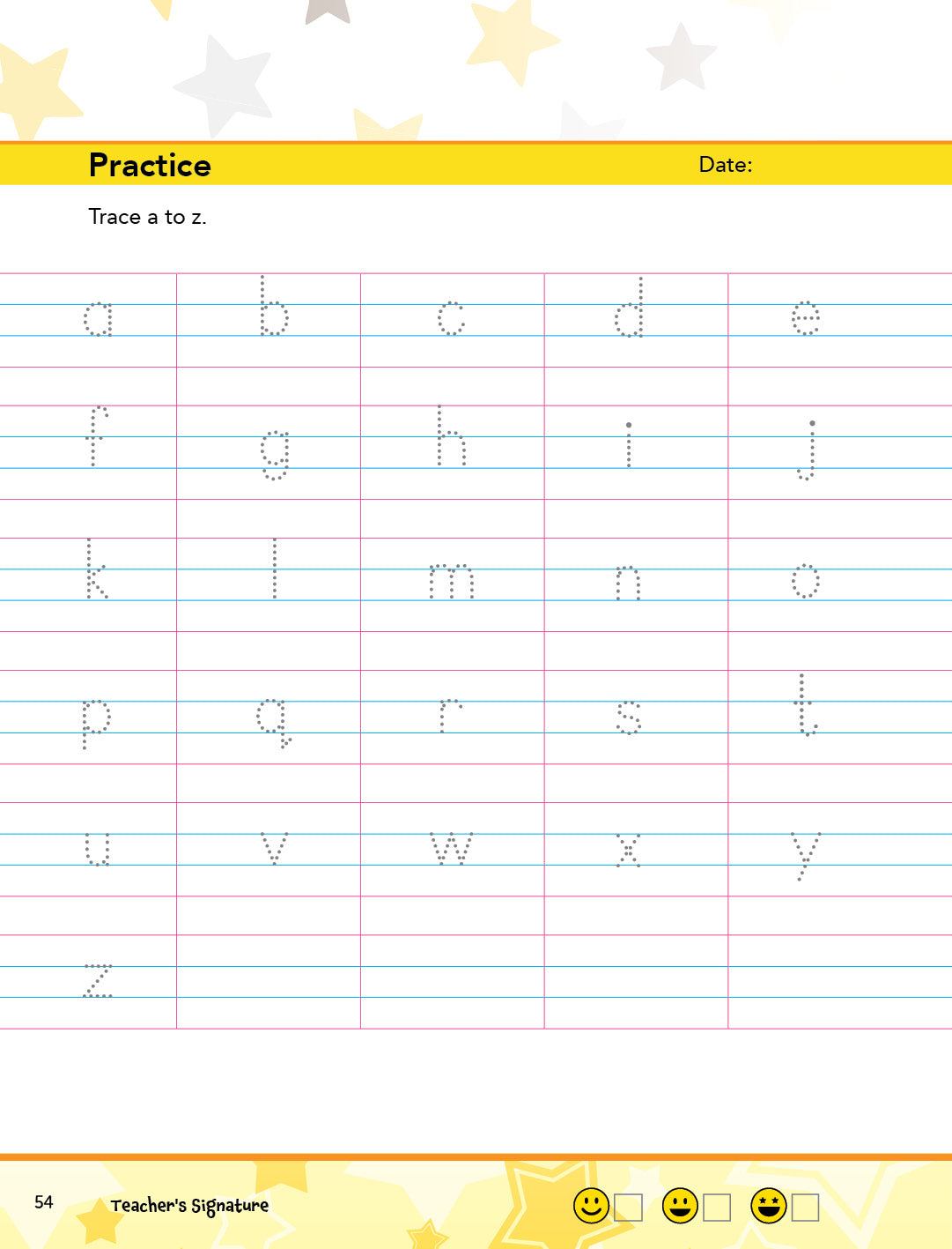 Learn In Leaps Lower Case Writing Practice Book
