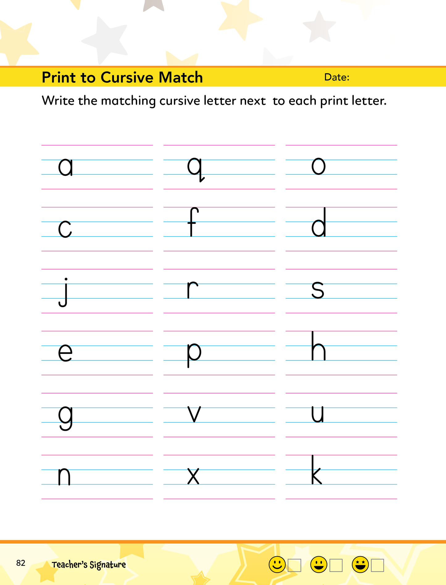 Learn In Leaps Cursive Handwriting