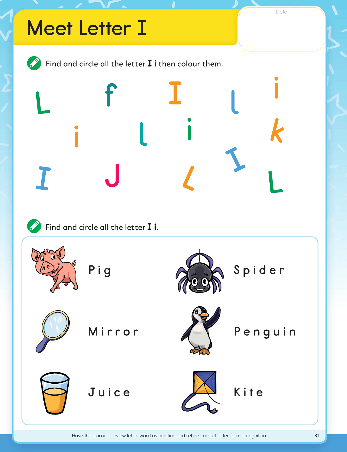 Learn In Leaps Literacy LKG 4+