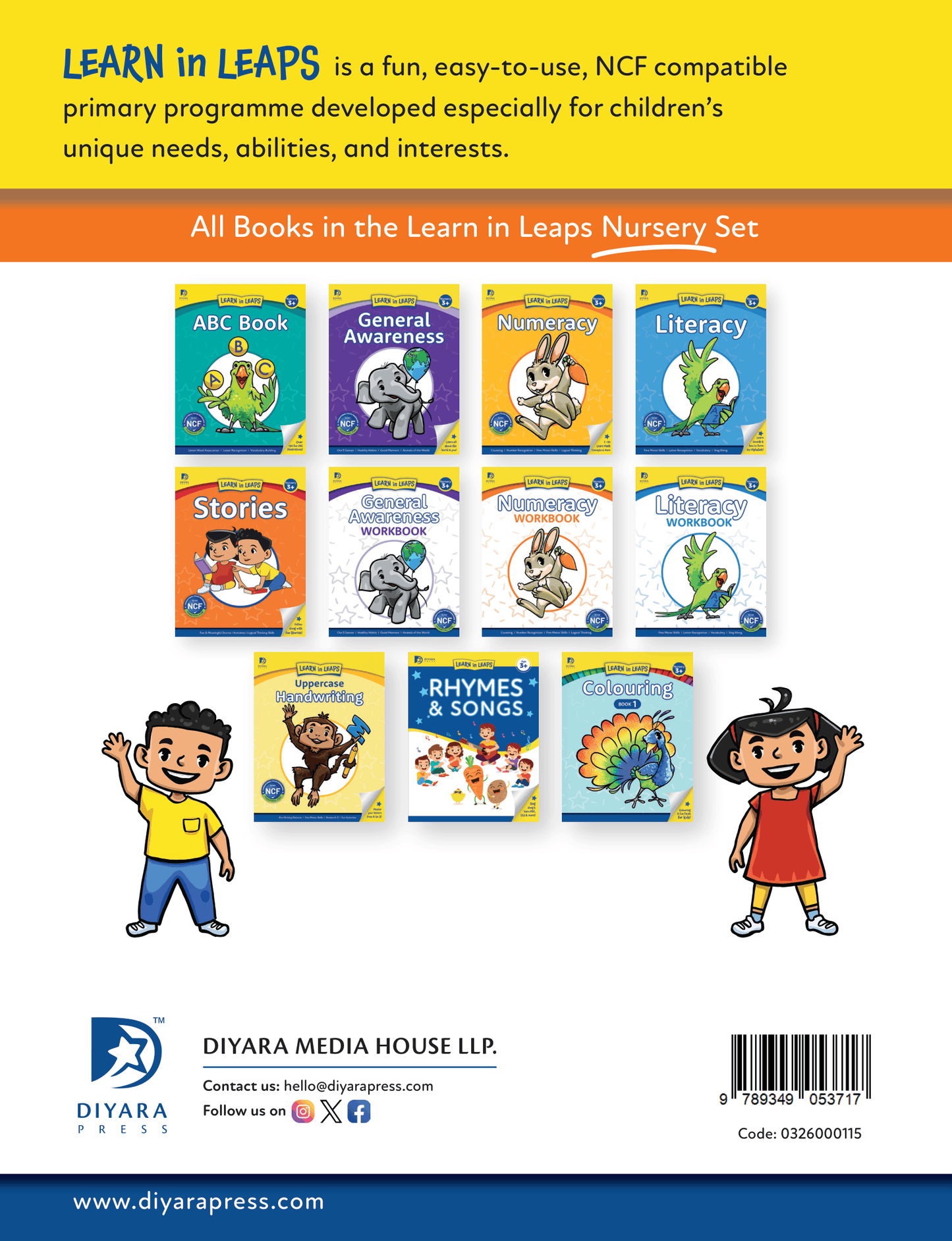 Learn In Leaps Numeracy Workbook Nursery 3+