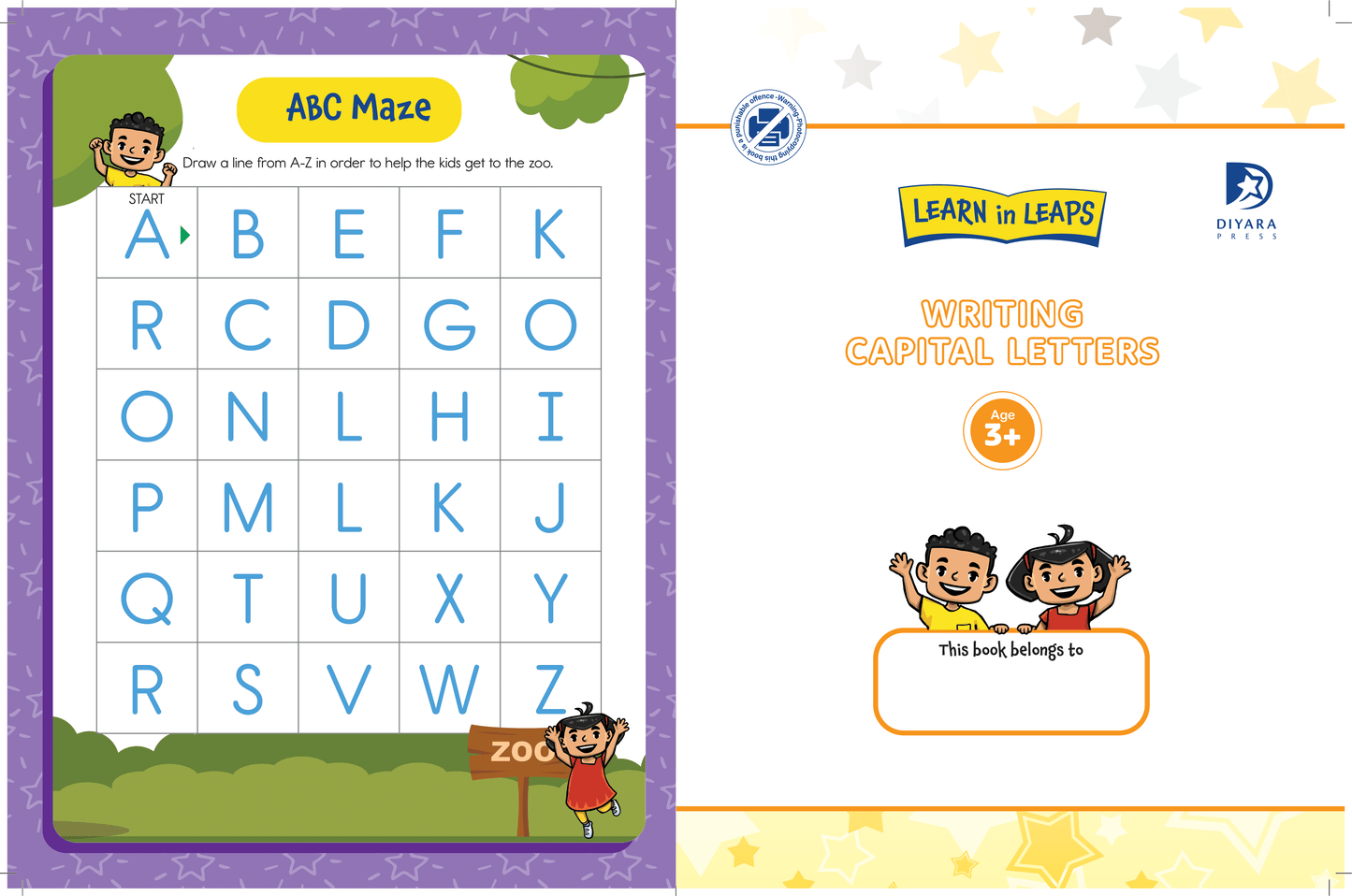 Learn In Leaps : Writing Capital Letters Age 3+