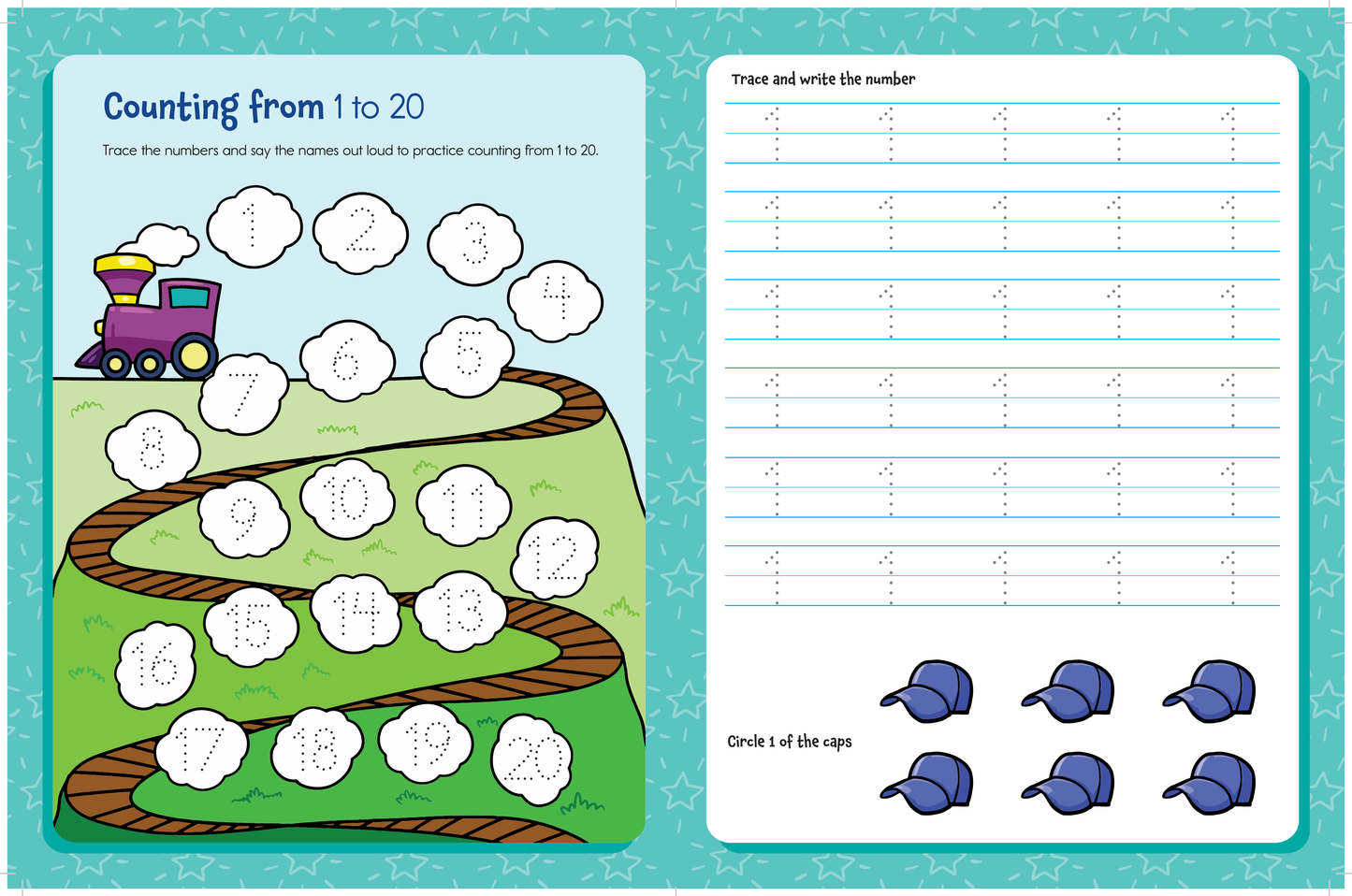 Learn In Leaps Writing Numbers 1-20 Age 3+