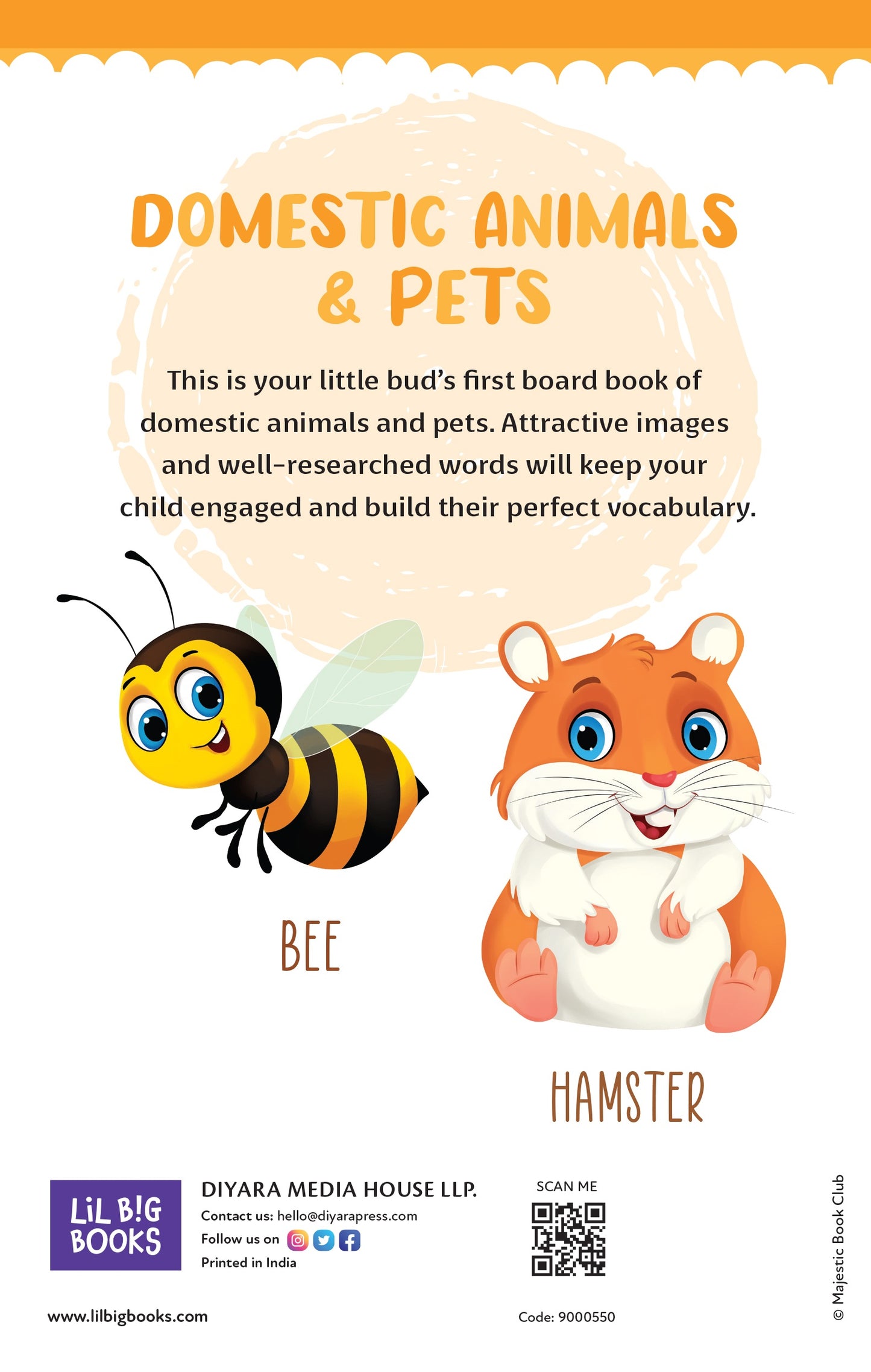 My Early Learning Book Of Domestic Animals and Pets