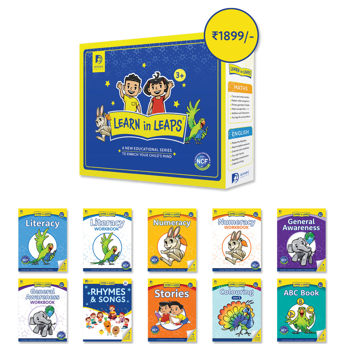 Nursery School Kit with preschool learning and activity books