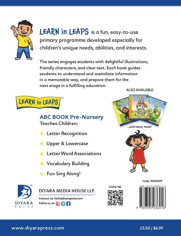 Learn in Leaps ABC Book Pre-Nursery 2+