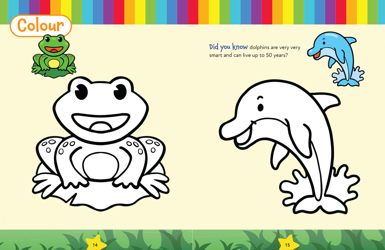 Learn in Leaps Colouring for age 4+