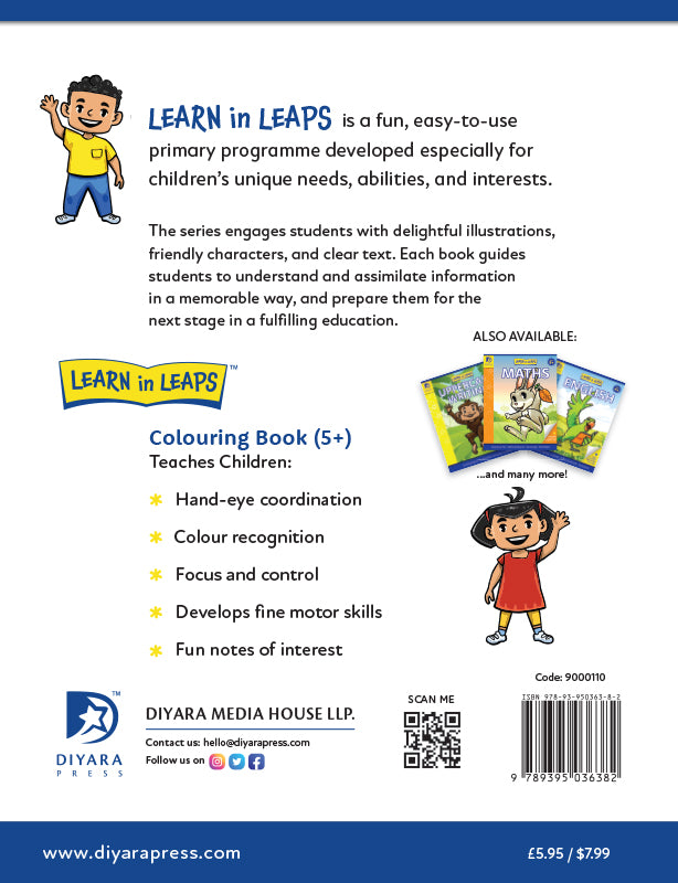 Learn in Leaps Colouring for Age 5+