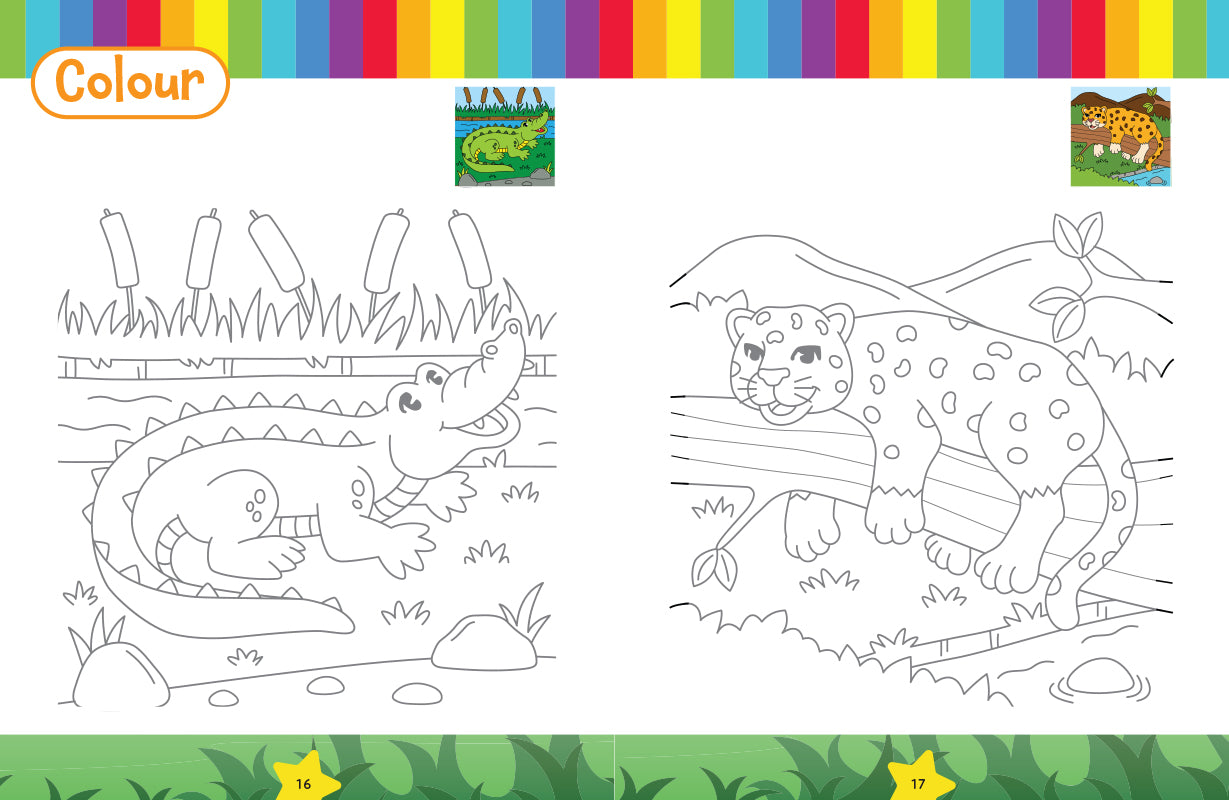 Learn in Leaps Colouring for age 6+