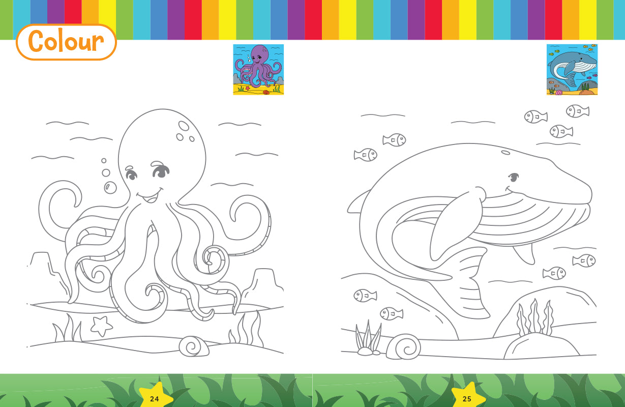 Learn in Leaps Colouring for age 6+